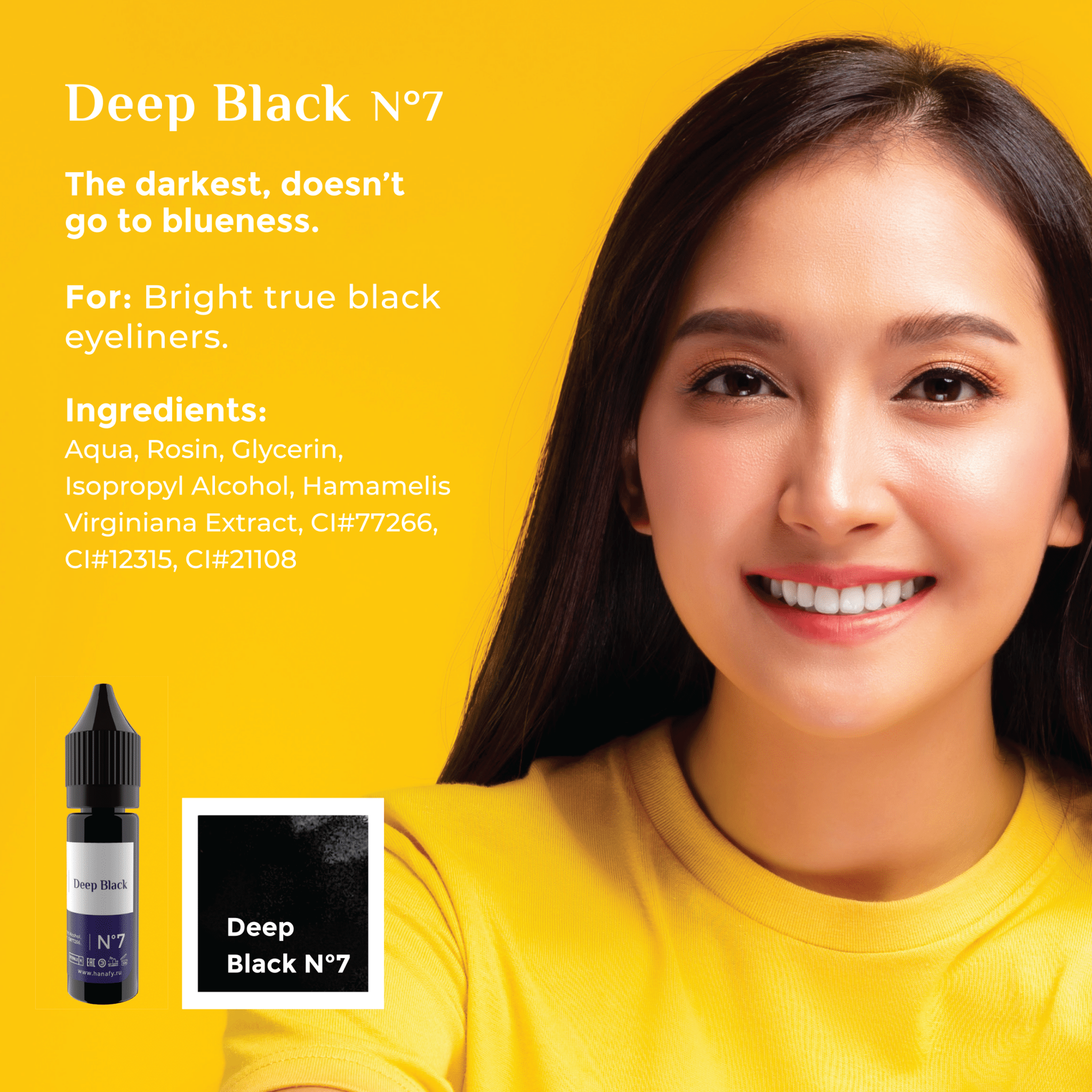 Hanafy - Negru Intens 15ml - Mr.PMU