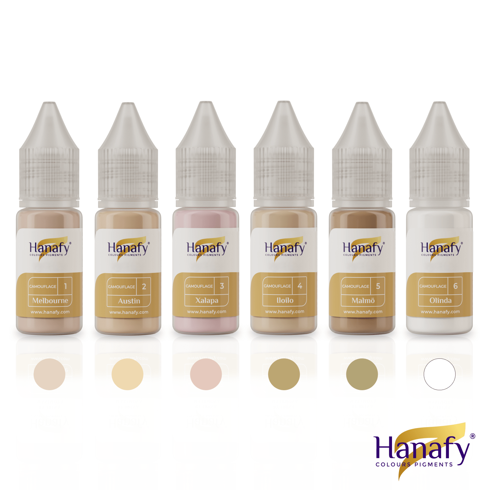 Hanafy - Set AREOLA 10ml - Mr.PMU