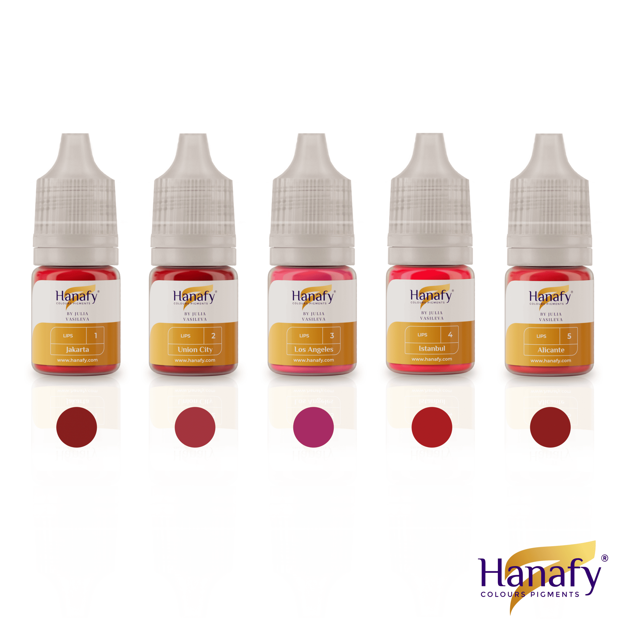 Hanafy - Set Paletă Passion 5ml - Mr.PMU
