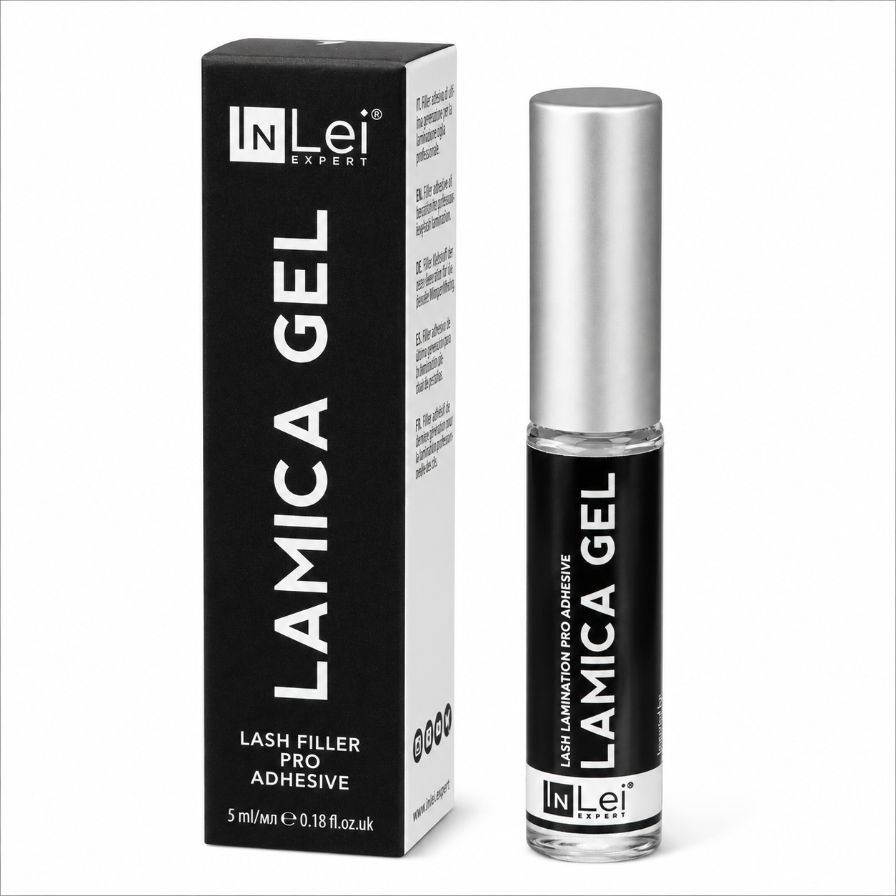 INLEI - Lamica Gel colla idrosolubile ciglia 5ml