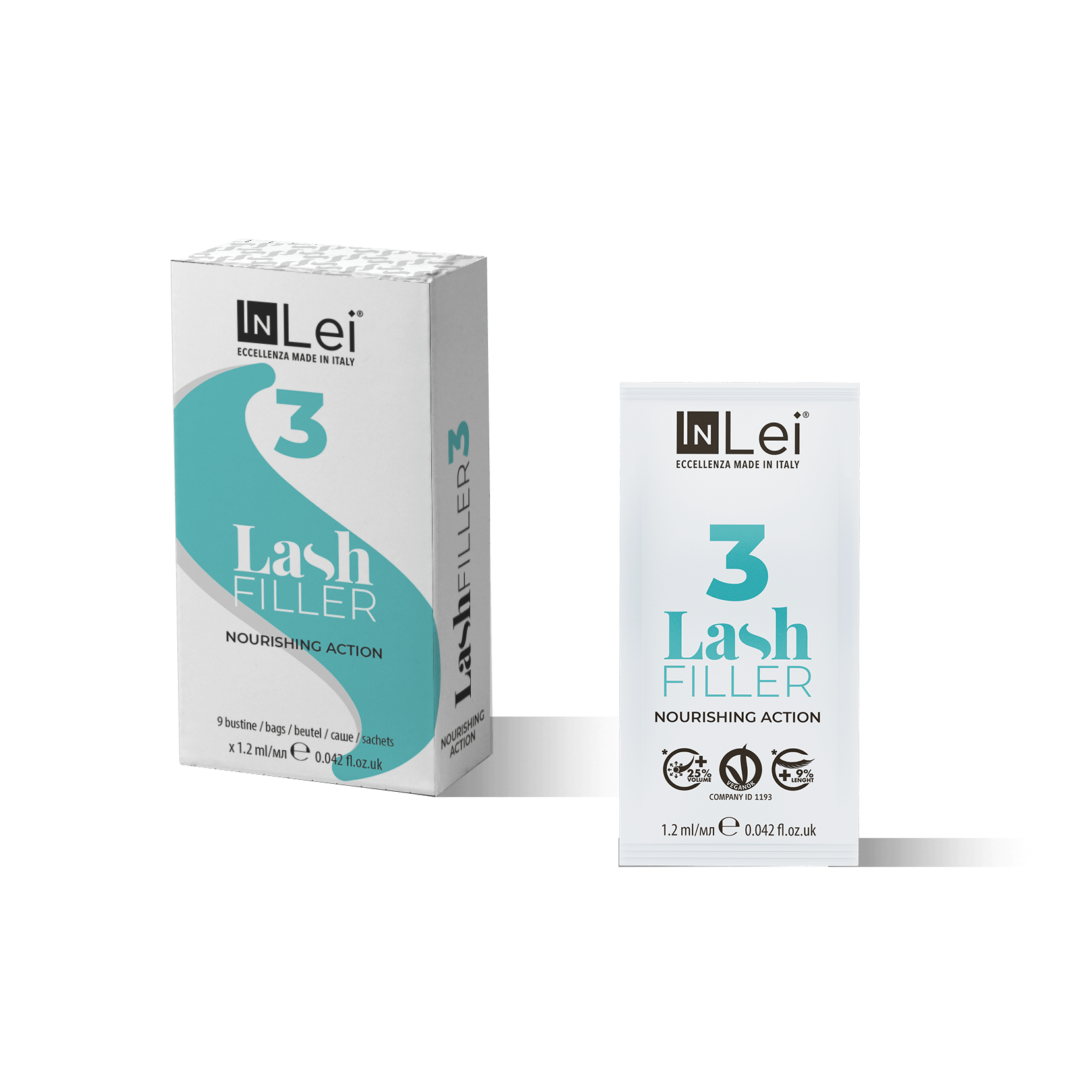 LASH FILLER 3 MONODOZE nutritiv vegan pentru gene 9 x 1,2ml - Mr.PMU