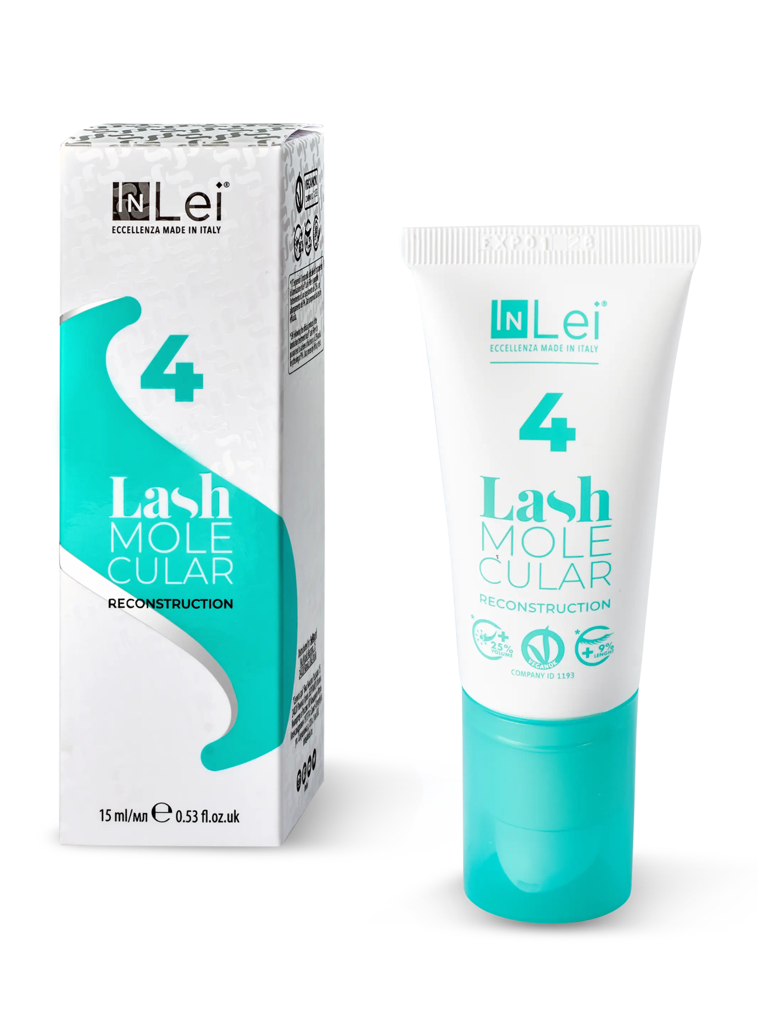 LASH MOLECULAR 4 ricostruzione molecolare per ciglia e sopracciglia 15ml - Mr.PMU
