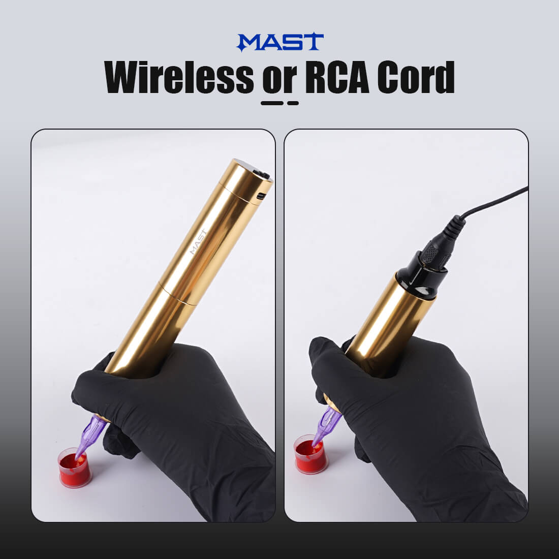 Macchina per tatuaggi Dragonhawk Mast Tour Y22 Wireless Pen PMU - mrpmu