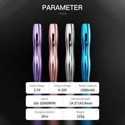 Mașină de tatuaj wireless cu cursă de 2,5 mm pentru machiaj permanent Dragonhawk | Mast P20 - mrpmu