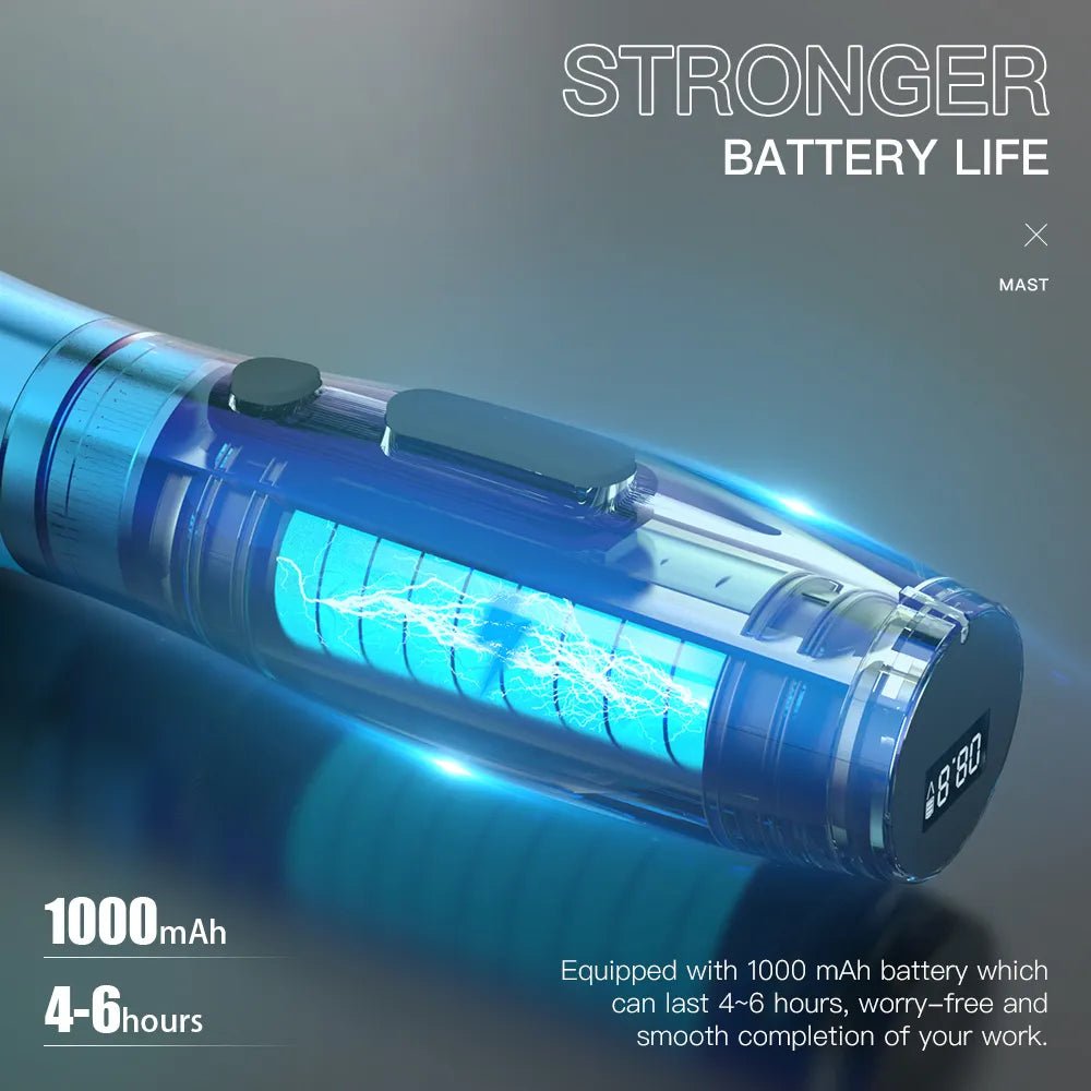 Mașină de tatuaj wireless cu cursă de 2,5 mm pentru machiaj permanent Dragonhawk | Mast P20 - mrpmu