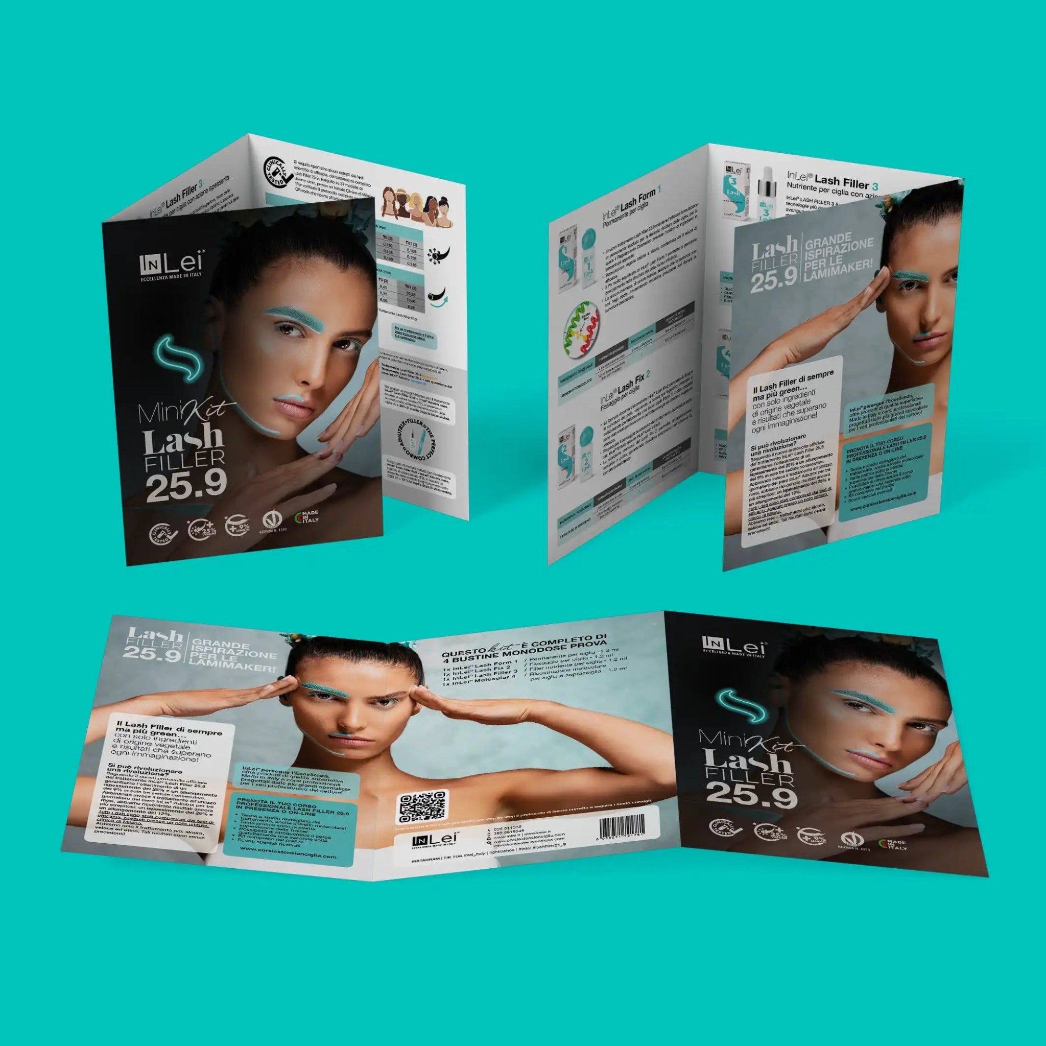 MINI KIT LASH FILLER 25.9 laminare gene 4 x 1,2 ml - Mr.PMU