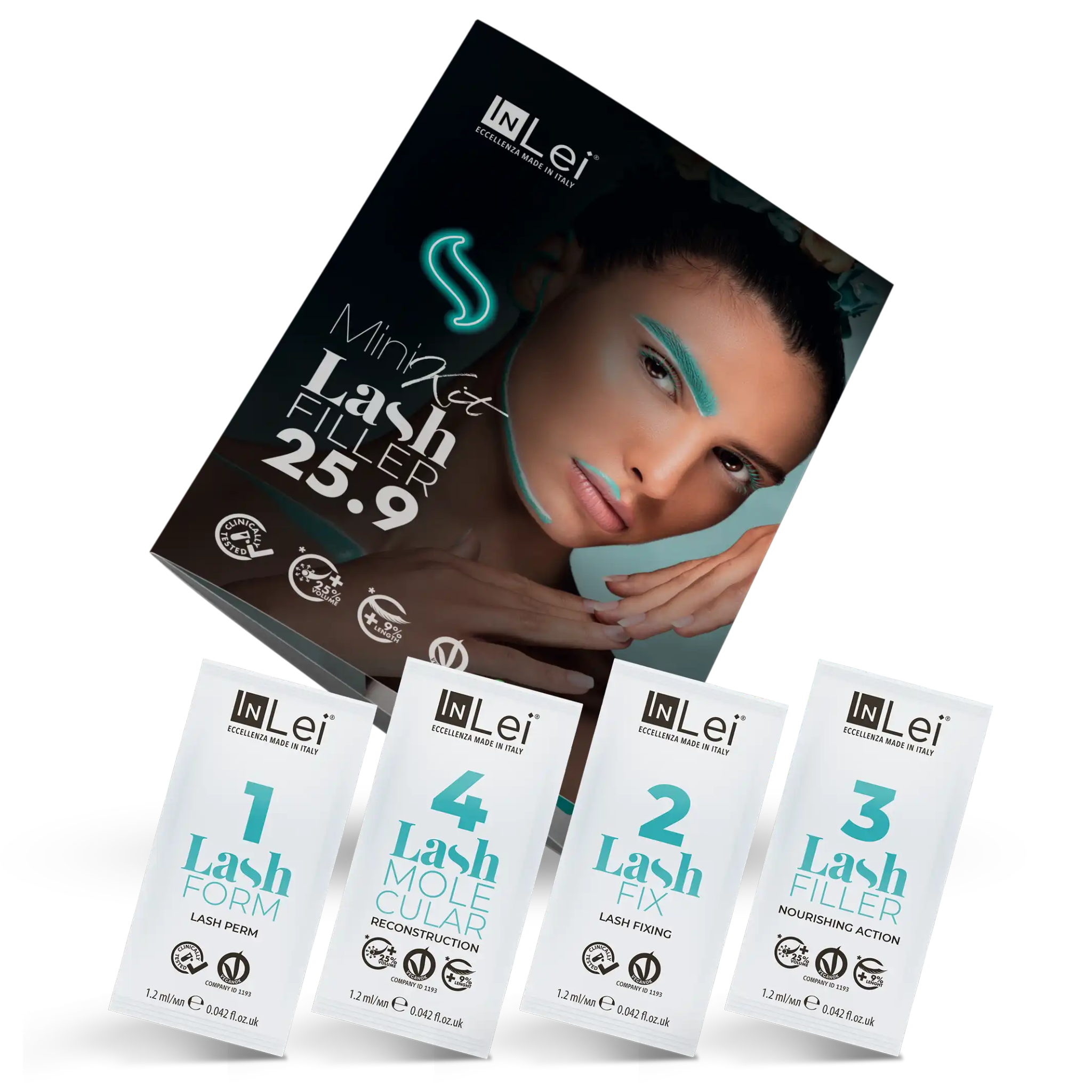 MINI KIT LASH FILLER 25.9 laminare gene 4 x 1,2 ml - Mr.PMU