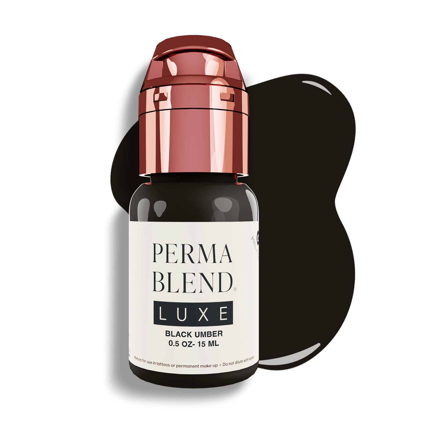 Perma Blend Cerneală Luxe PMU - Negru Umber 15ml - mrpmu