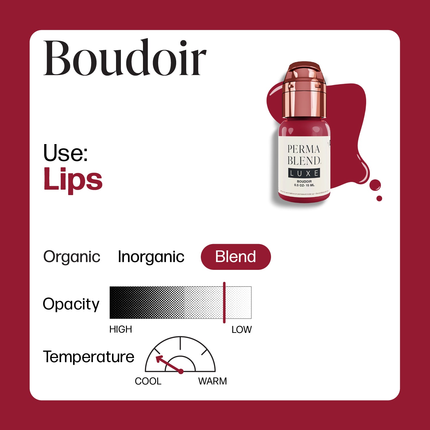 Perma Blend Luxe PMU Ink - Boudoir 15ml - mrpmu