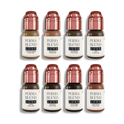 Perma Blend Luxe PMU Ink - Brow Chicka Wow Wow Brow Set - 8x15ml - mrpmu