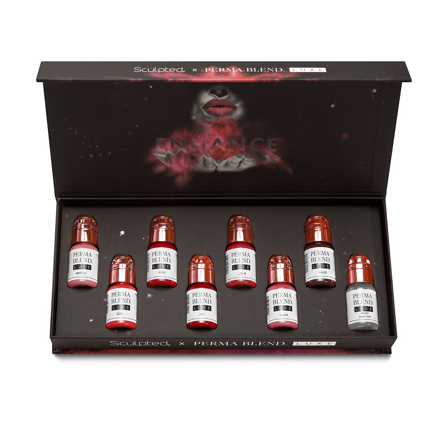 Perma Blend Cerneală Luxe PMU - Set de Îmbunătățire Carla Ricciardone - 8x15ml - mrpmu