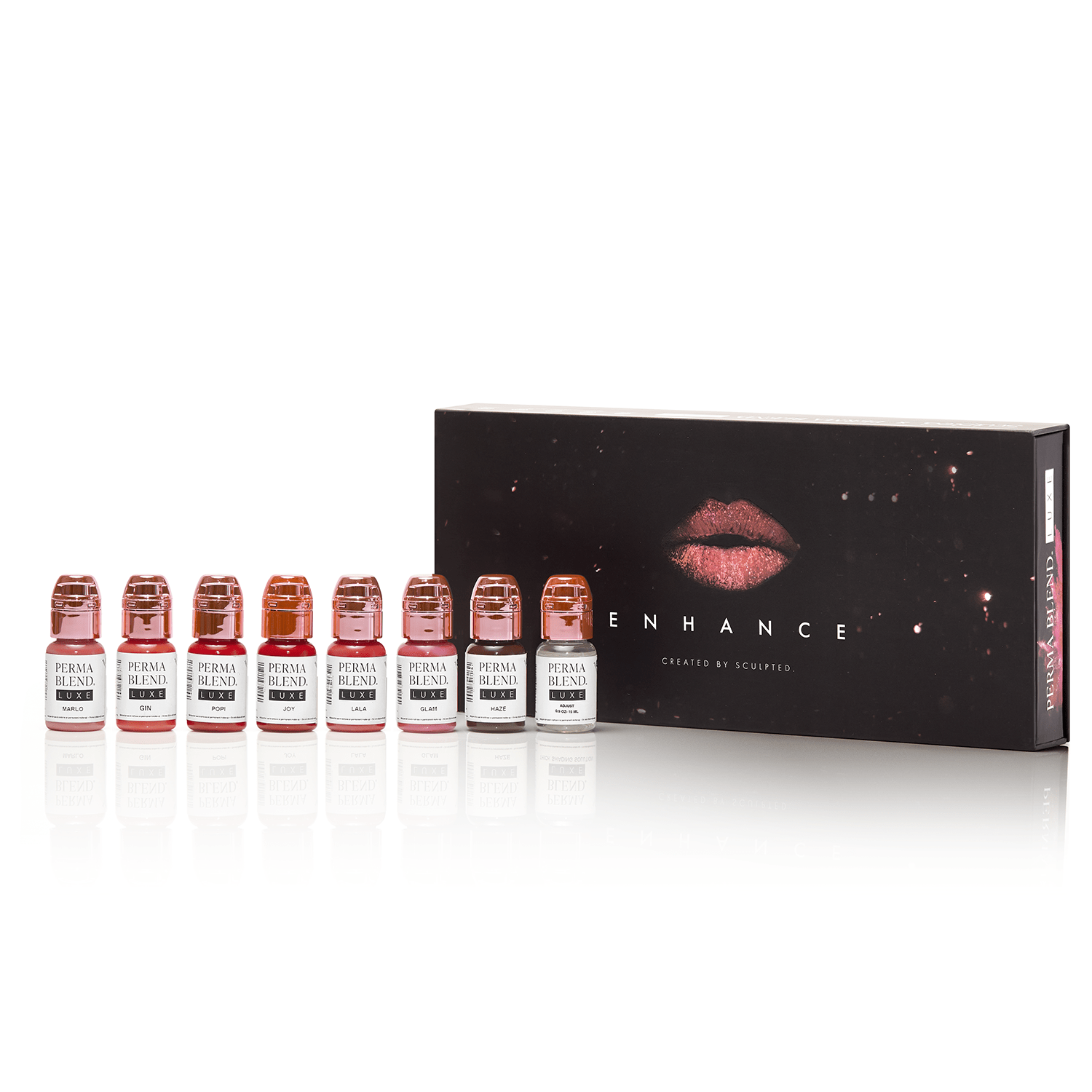 Perma Blend Cerneală Luxe PMU - Set de Îmbunătățire Carla Ricciardone - 8x15ml - mrpmu