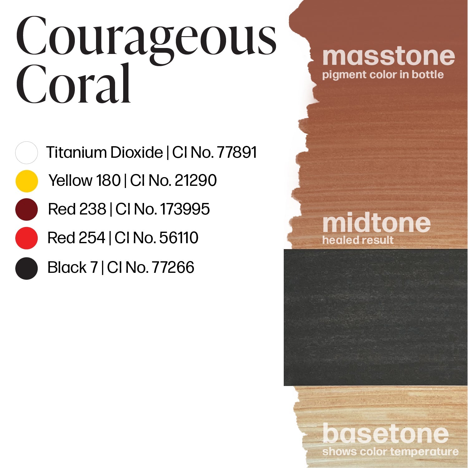 Perma Blend Cerneală Luxe PMU - Courageous Coral 15ml - mrpmu