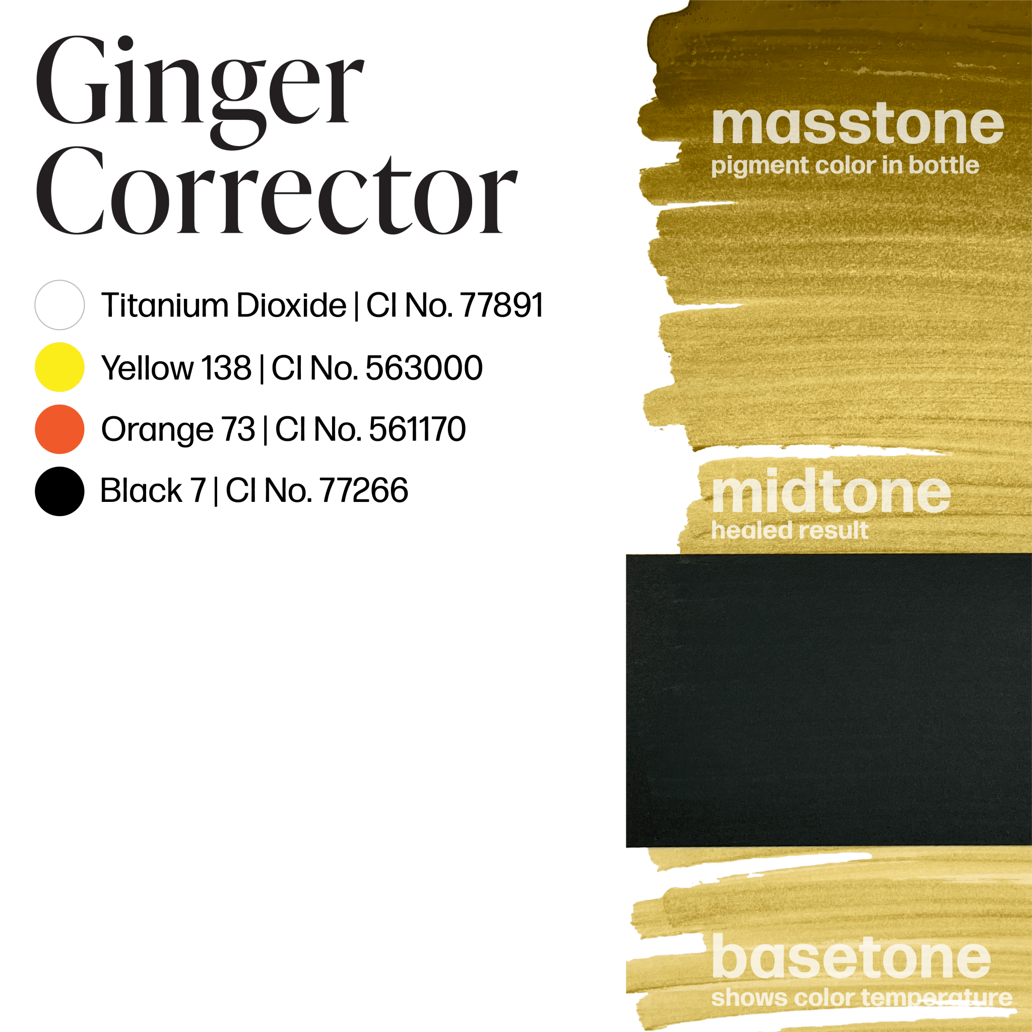 Perma Blend Cerneală Luxe PMU - Corector Ginger 15ml - mrpmu