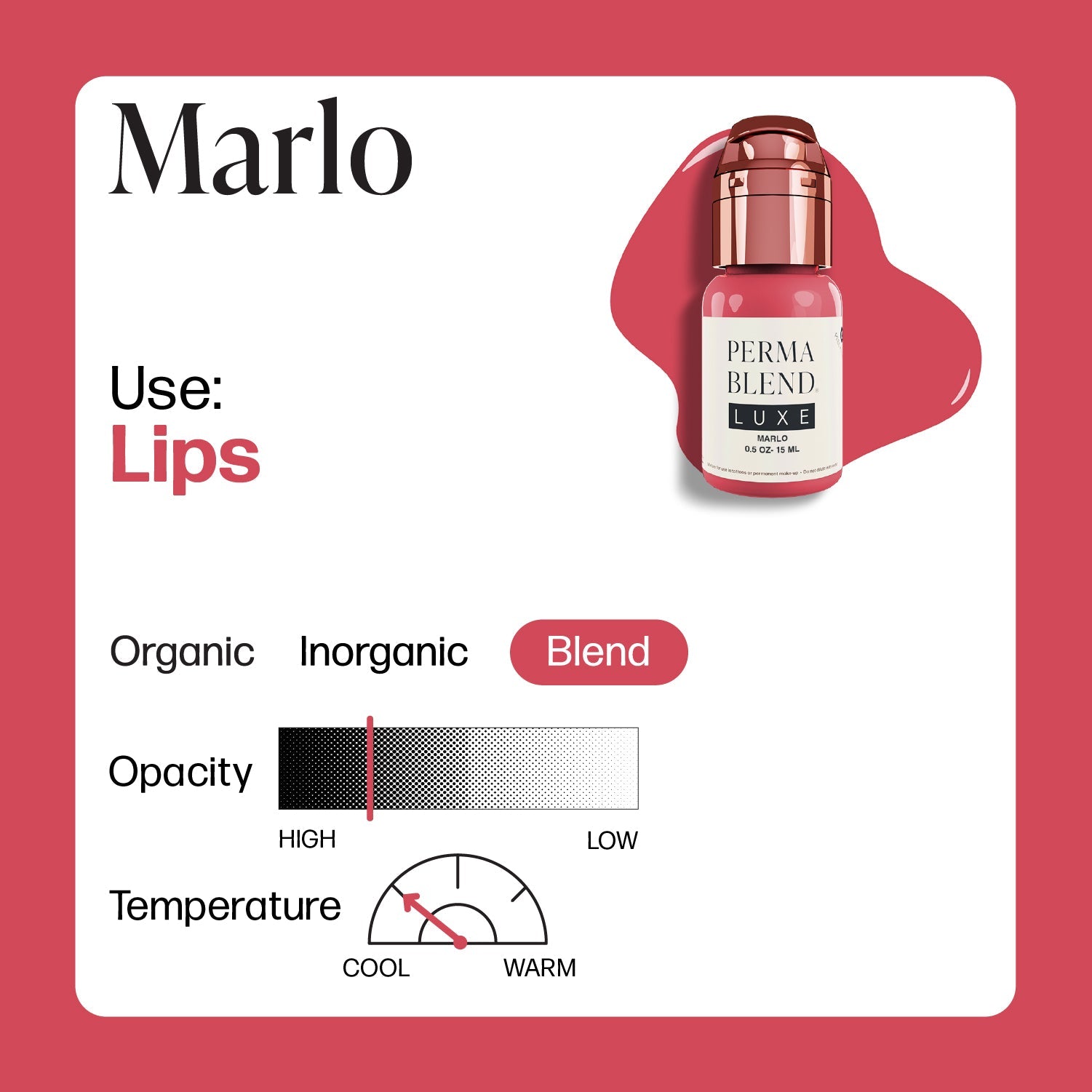 Perma Blend Cerneală Luxe PMU - Marlo 15ml - mrpmu
