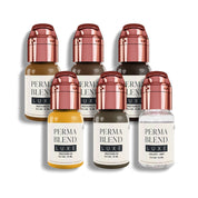 Perma Blend Luxe PMU Ink - Set de restaurare Stevey G. - 6x15ml - mrpmu