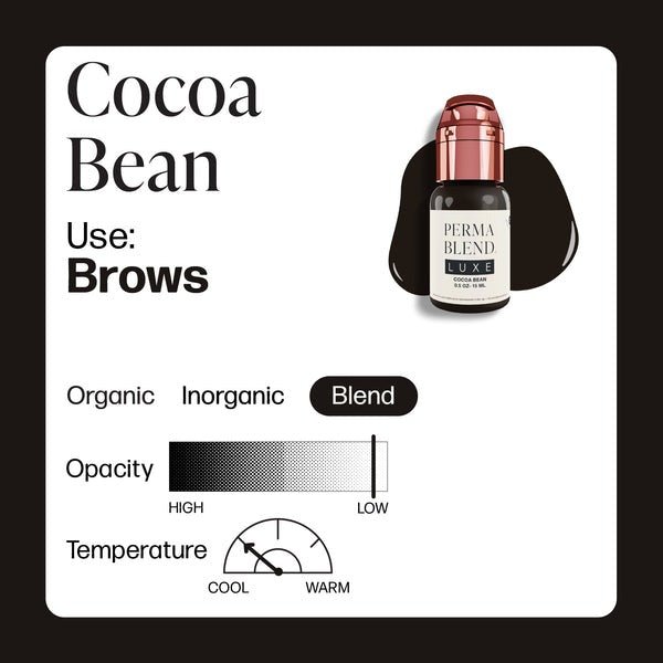 Perma Blend Luxe PMU Ink - Colecția Ciocolată - Set Complet de 6x15ml - Mr.PMU
