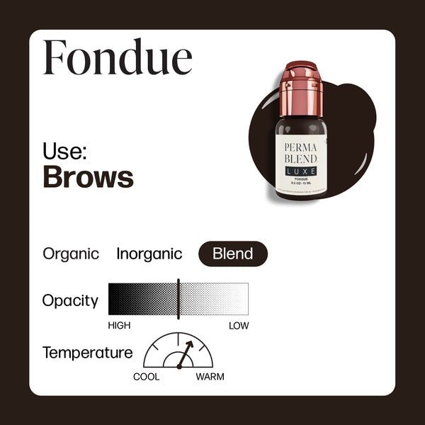 Perma Blend Luxe PMU Ink - Colecția Ciocolată - Set Complet de 6x15ml - Mr.PMU