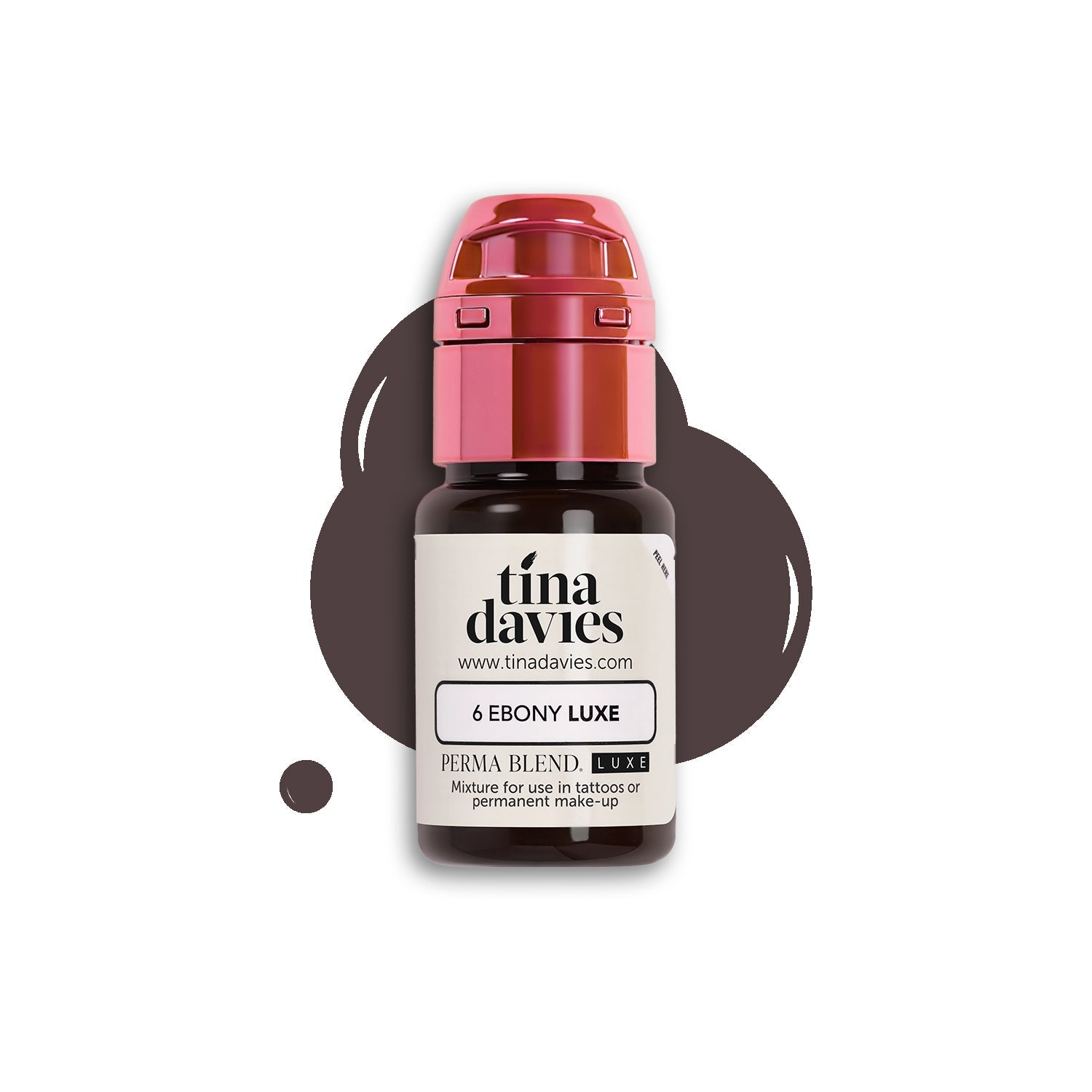 Perma Blend Luxe PMU Ink - Tina Davies Ebony LUXE 15ml - mrpmu