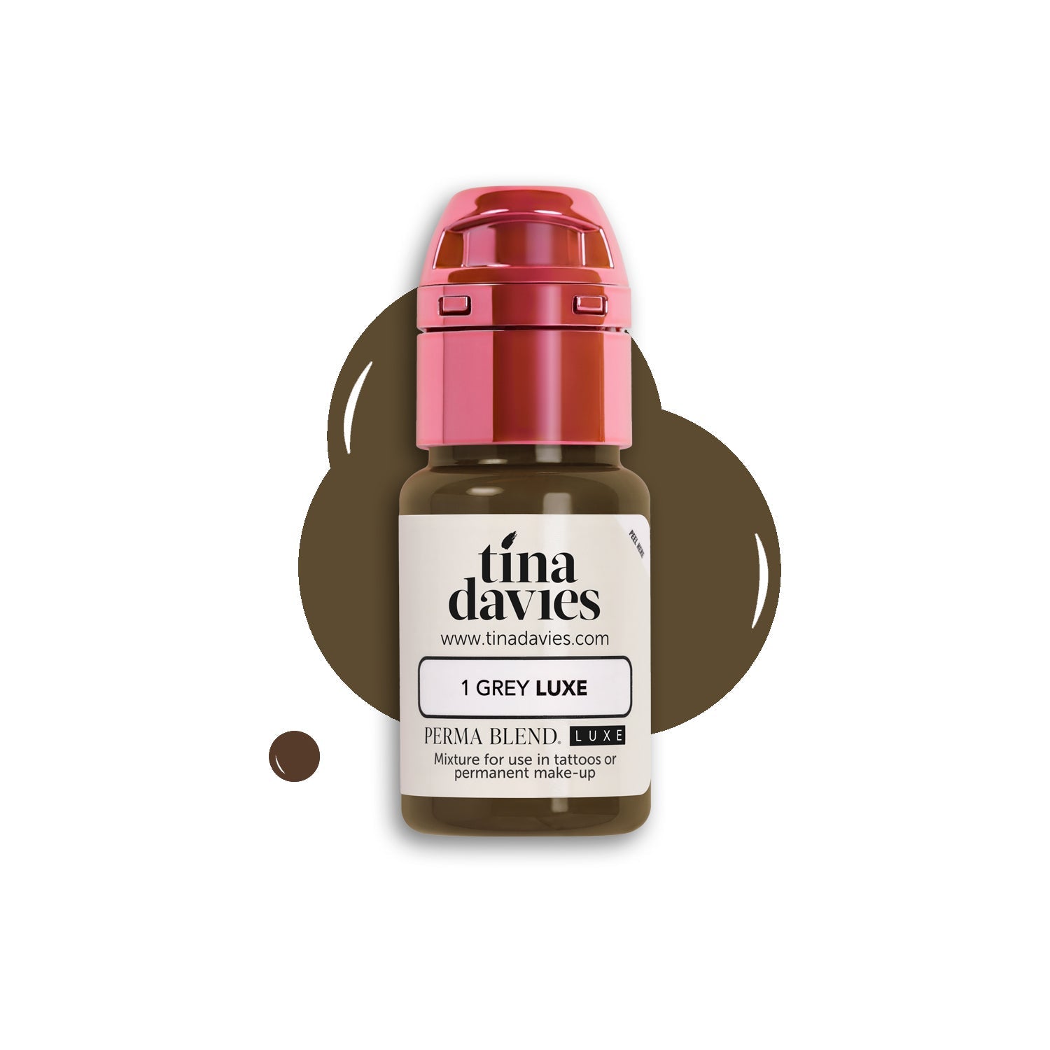 Perma Blend Cerneală Luxe PMU - Tina Davies Grey 15ml - mrpmu