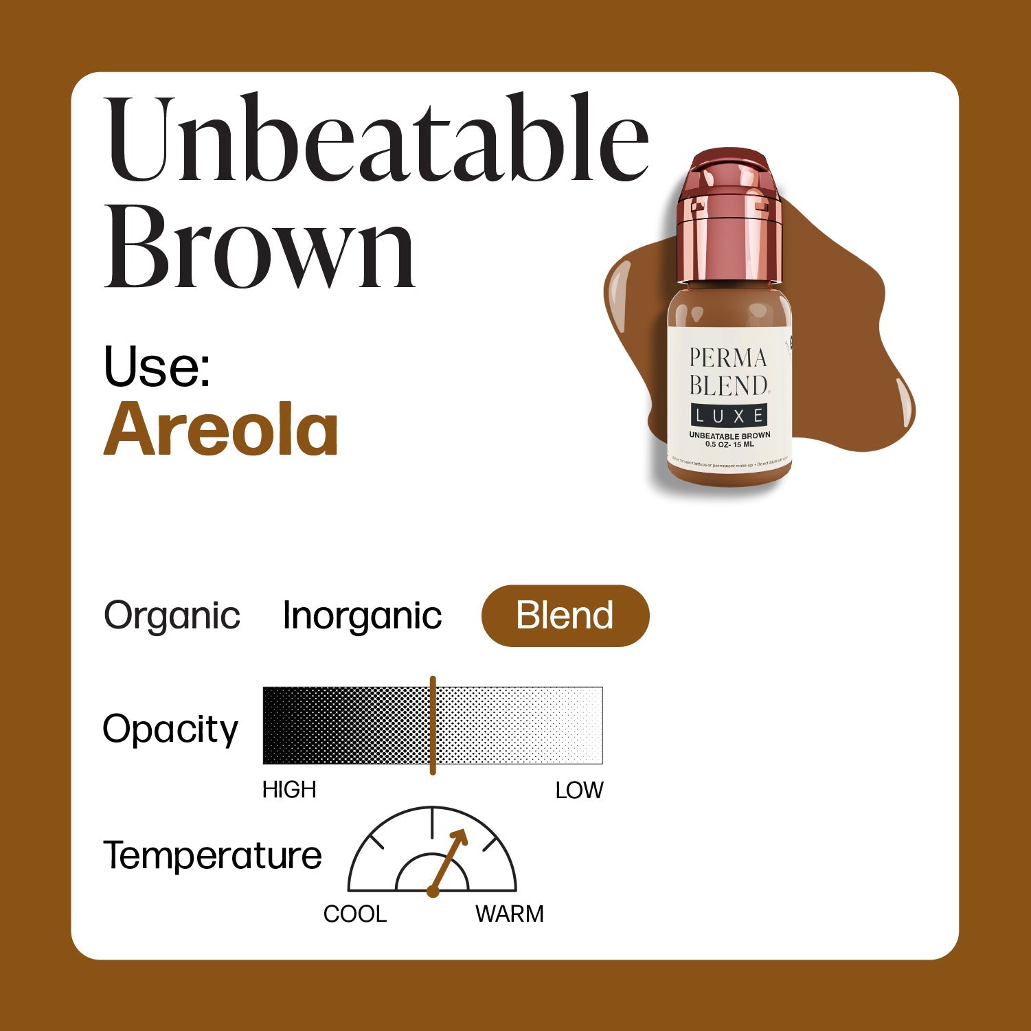Perma Blend Luxe PMU Ink - Maro de Neînvins 15ml - mrpmu