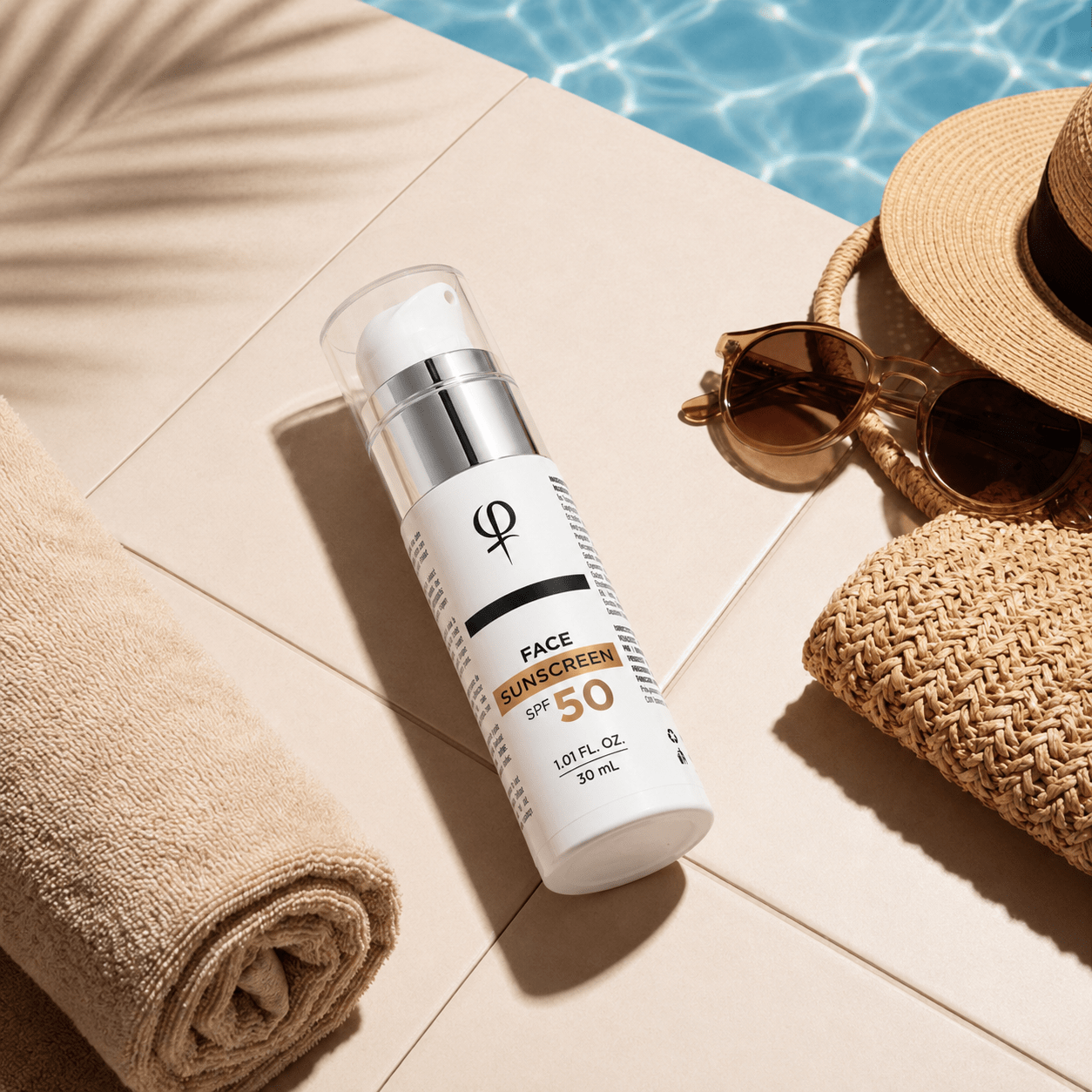 PhiAcademy - Face Sunscreen SPF 50 30ml - Mr.PMU