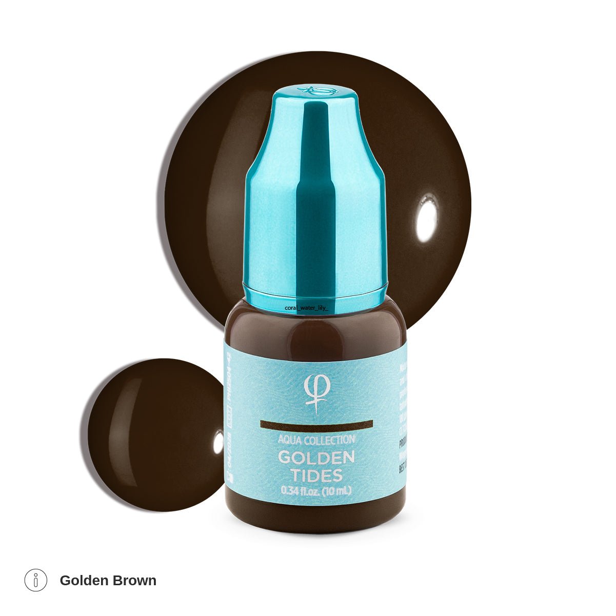 PhiAcademy - Golden Tides AQUA PMU Pigment 10ml - Mr.PMU