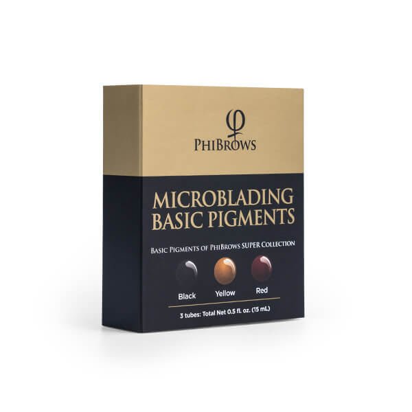 PhiBrows Microblading Colecția de Pigmenți BASIC SUPER - Mr.PMU