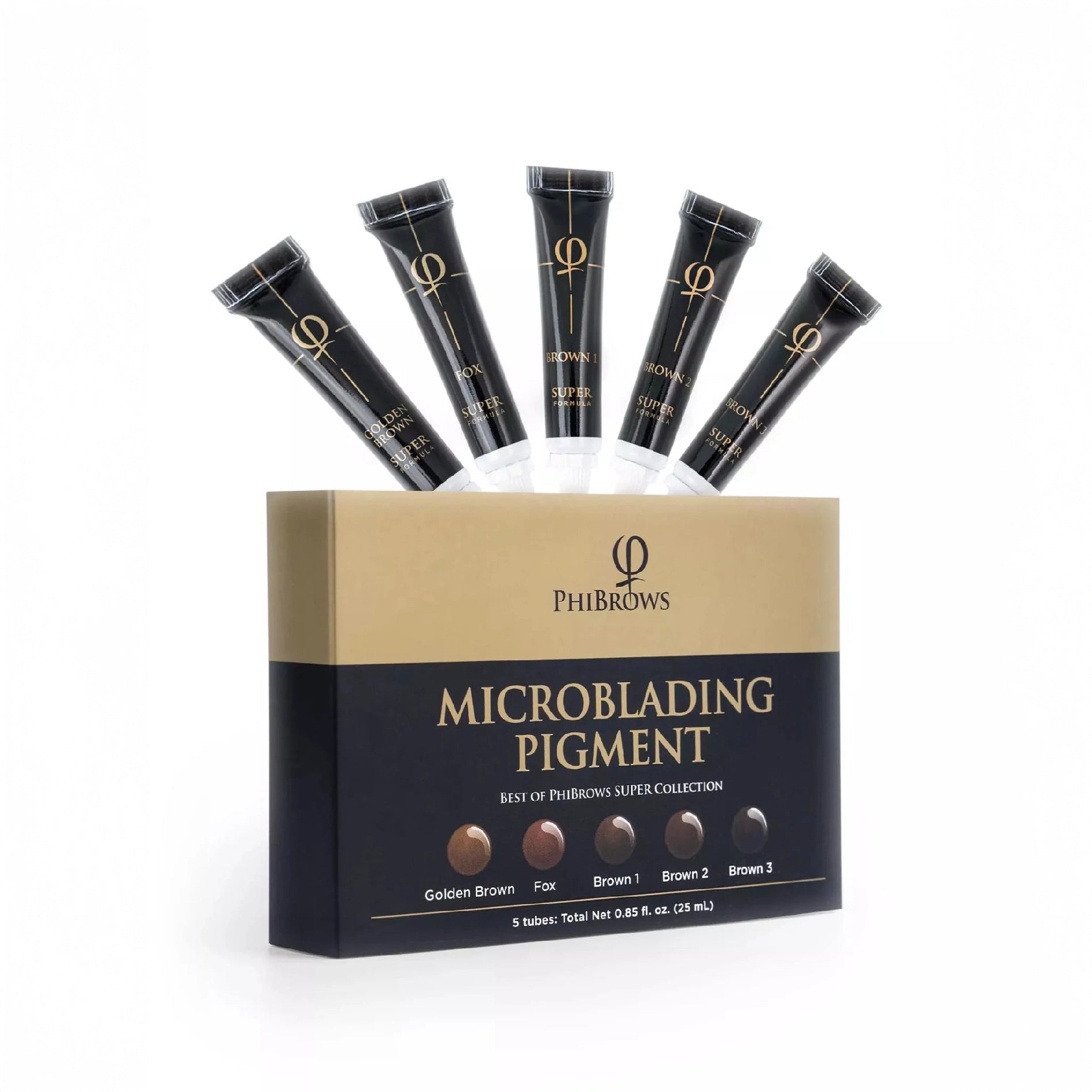PhiBrows Microblading Colecția de Pigmenți SUPER - Mr.PMU