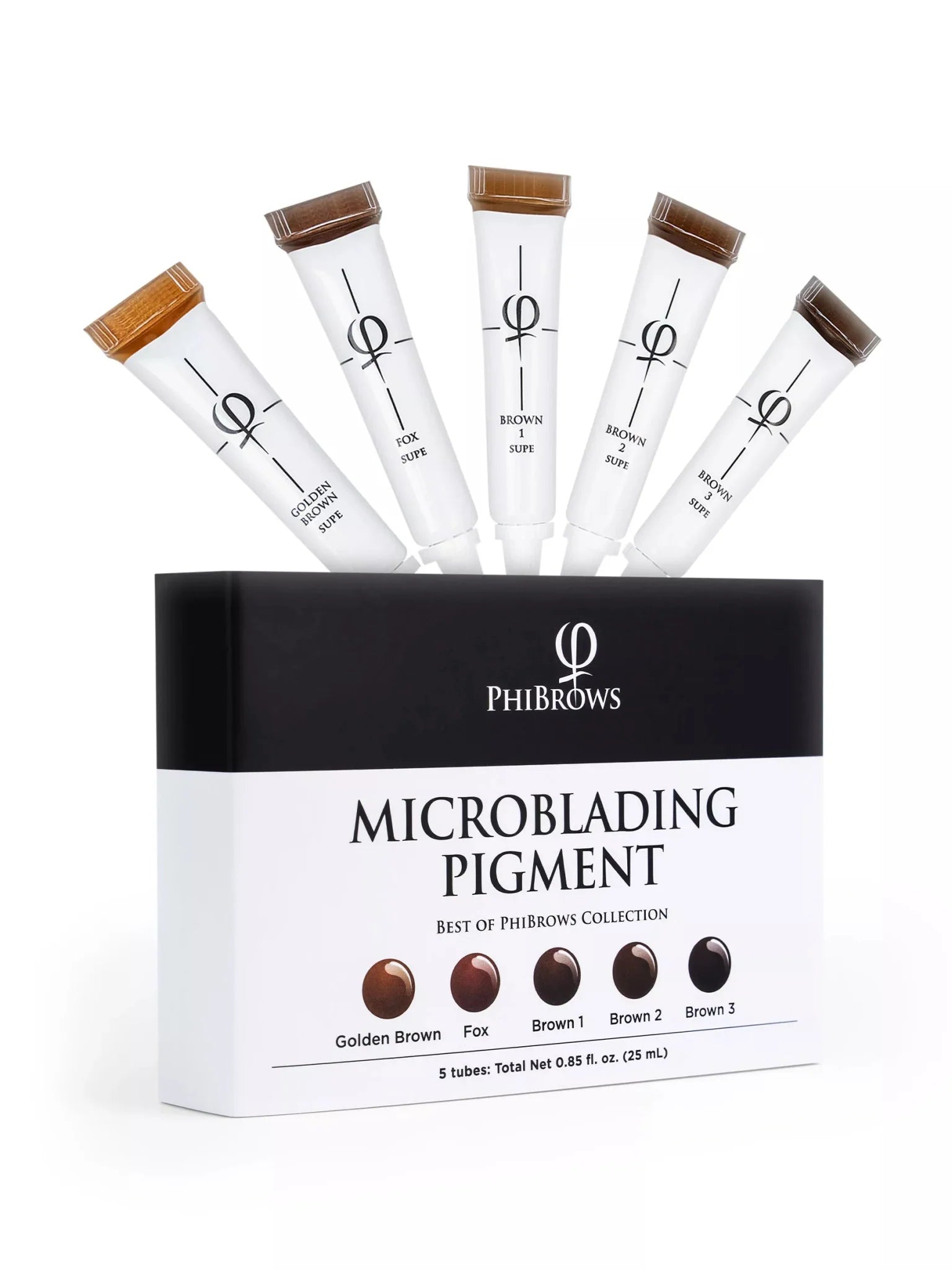 PhiBrows Microblading Pigment Set SUPE - Mr.PMU