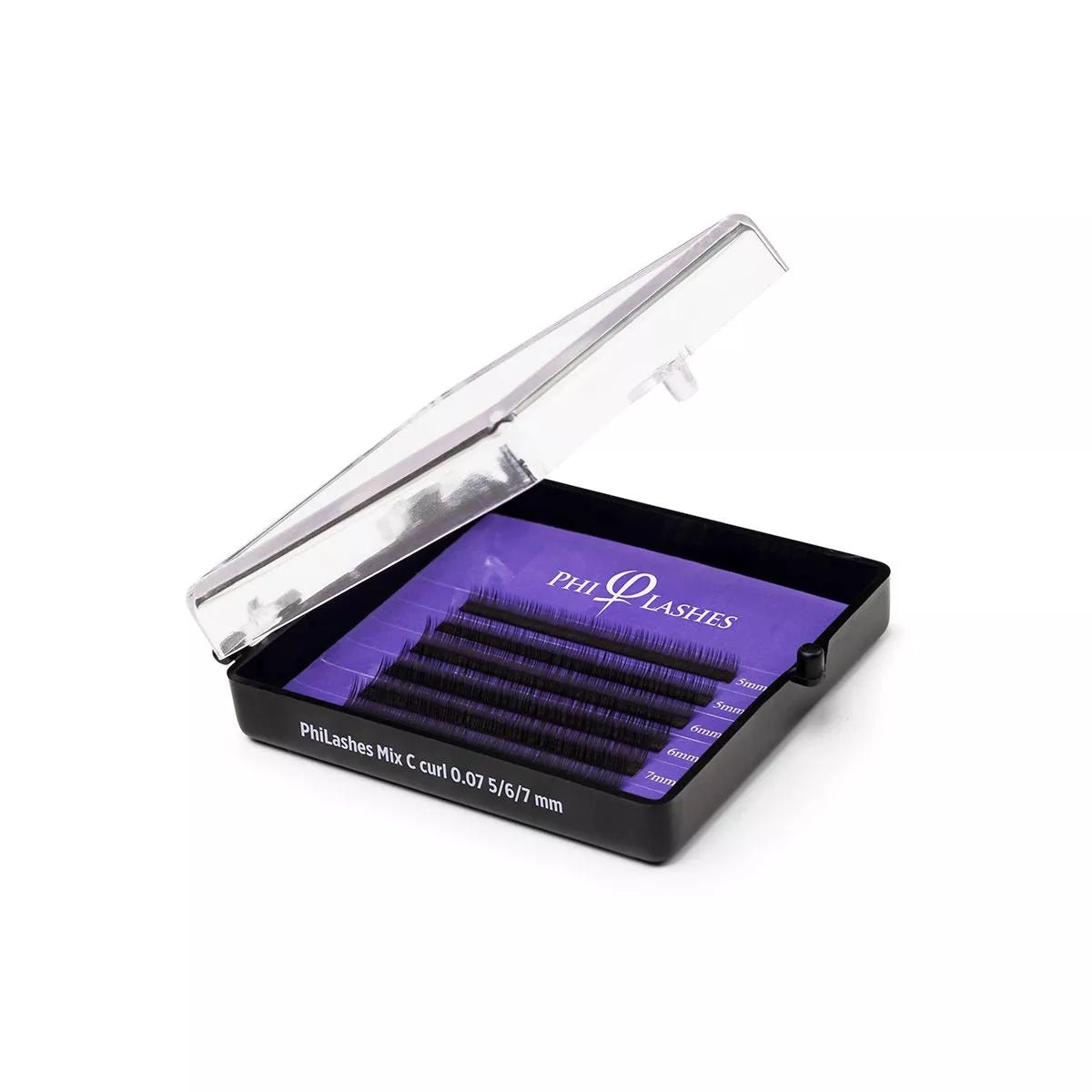 PhiLashes Premium CURL FAUX MINK MIX C - 0.07 5/6/7 mm - Mr.PMU