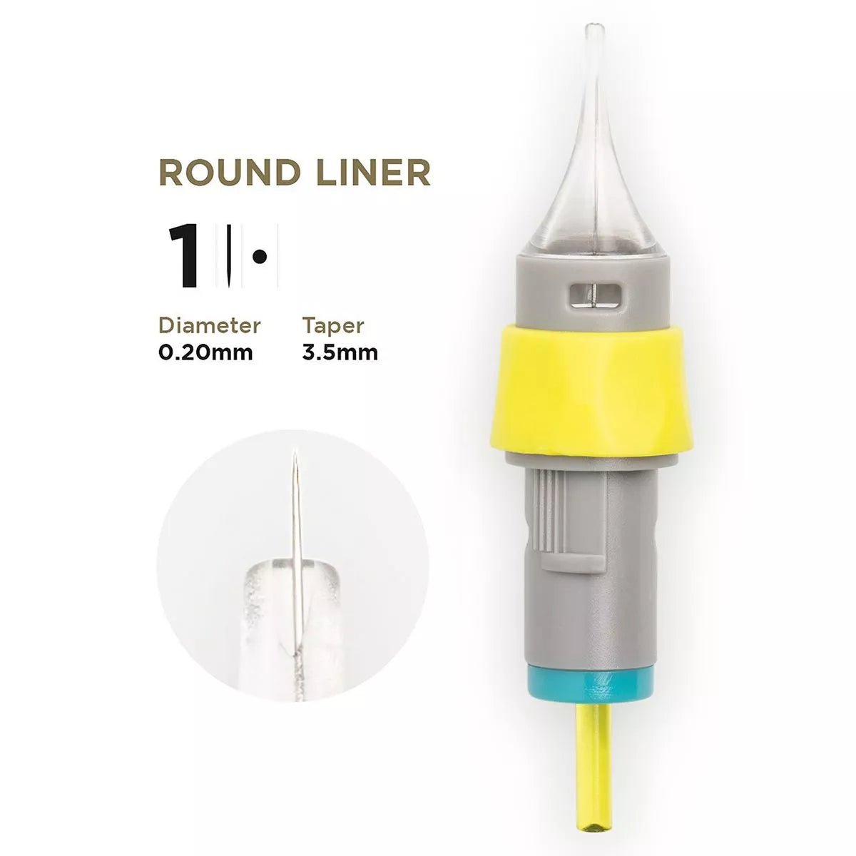 PMU Cartridges 0.20 1R, 3.5mm taper (EN11) 20 pcs - Mr.PMU