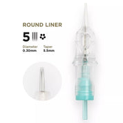 PMU Cartridges 0.30 5R - 5.5mm taper (EN17) 20 pcs - Mr.PMU