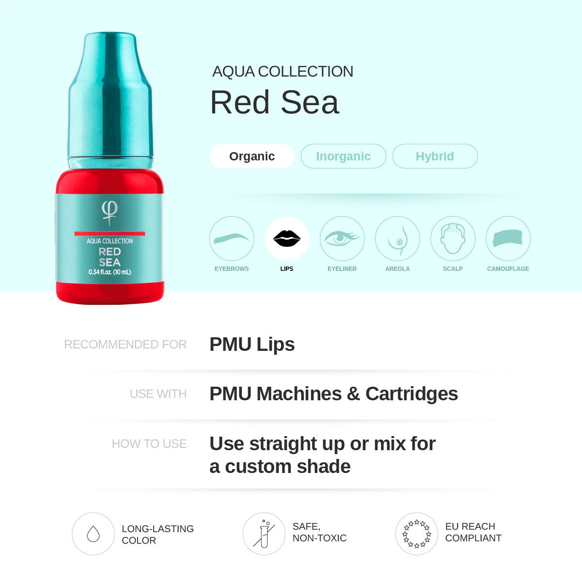 Pigment Red Sea PMU 10ml - Mr.PMU