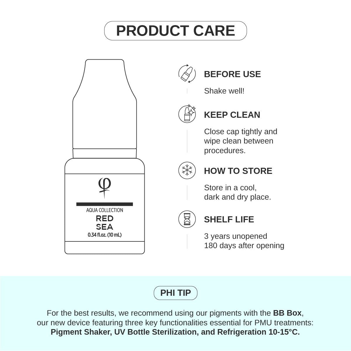 Pigment Red Sea PMU 10ml - Mr.PMU