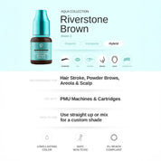 Pigment PMU Riverstone Brown 10ml - Mr.PMU