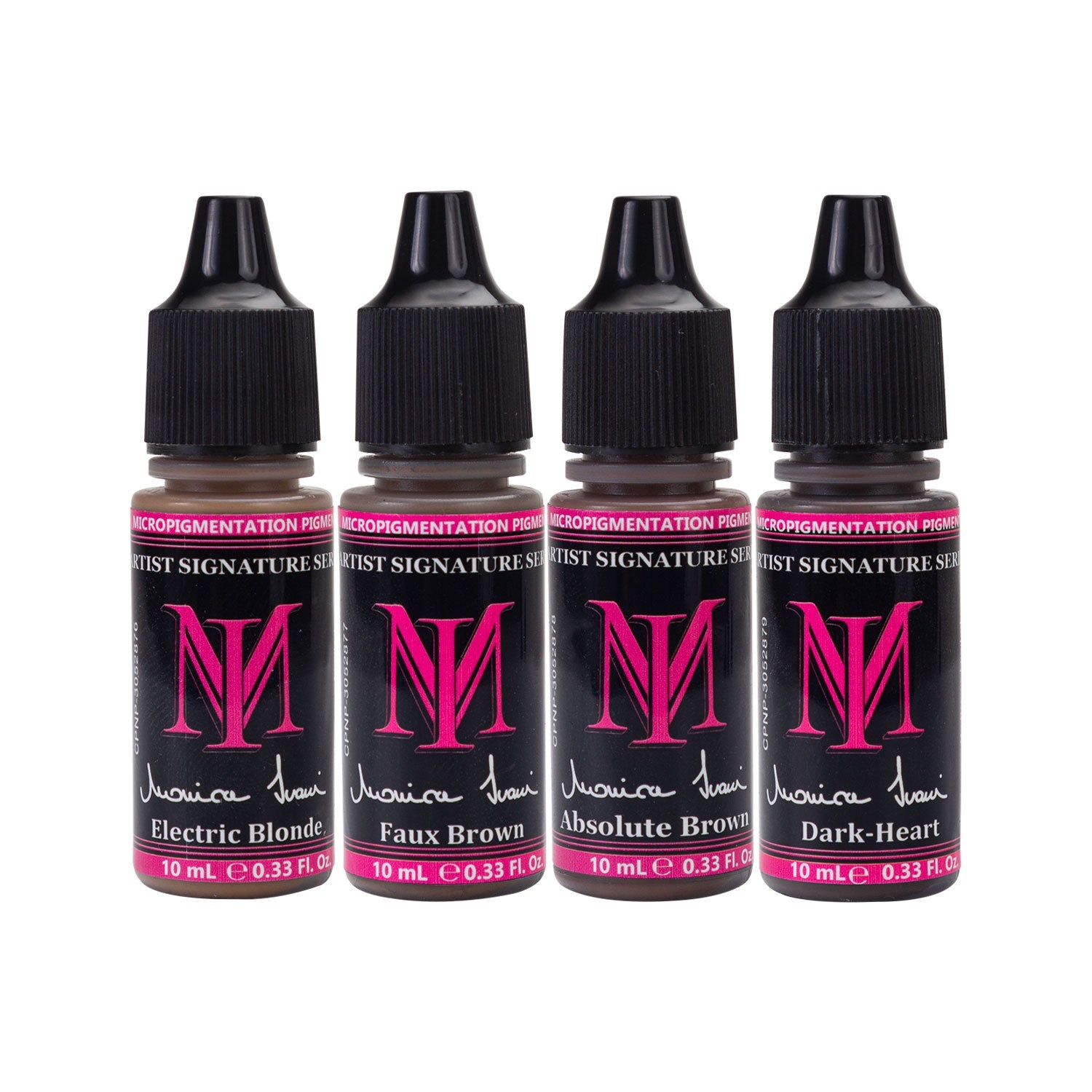 Set complet de 4 Monica Ivani Signature de Li Pigments 10 ml - EU REACH - mrpmu