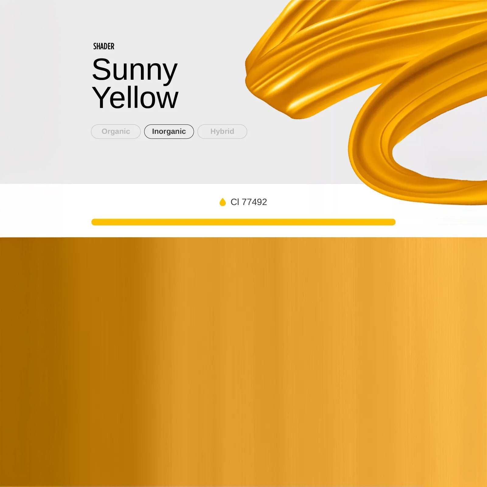 Pigment Sunny Yellow PMU Mix Shader 10ml - mrpmu