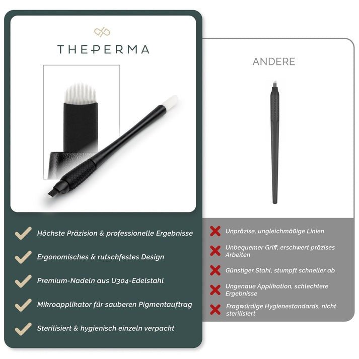 The Perma - Microblading Instrumente de unică folosință 10 buc - U24 0.16 - Mr.PMU