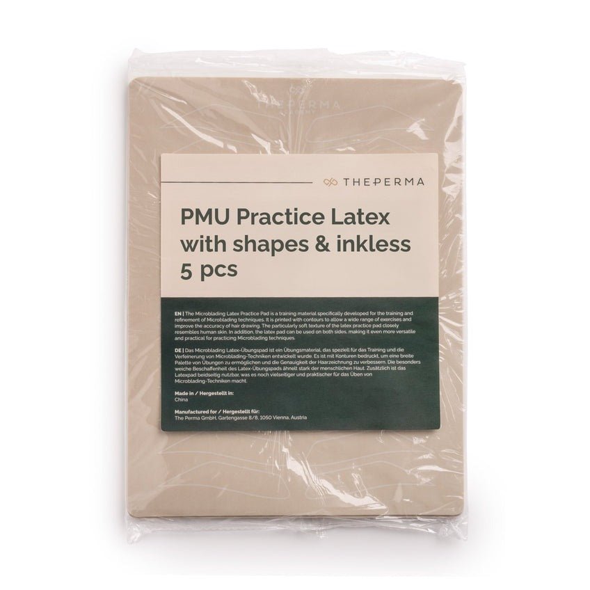 The Perma - Formă și contururi tipărite pe Latex pentru practică PMU & fără cerneală - 5 bucăți - mrpmu