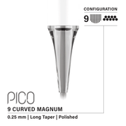 Vertix Pico - Cartucce Magnum Curved Long Taper - 20pcs - Mr.PMU