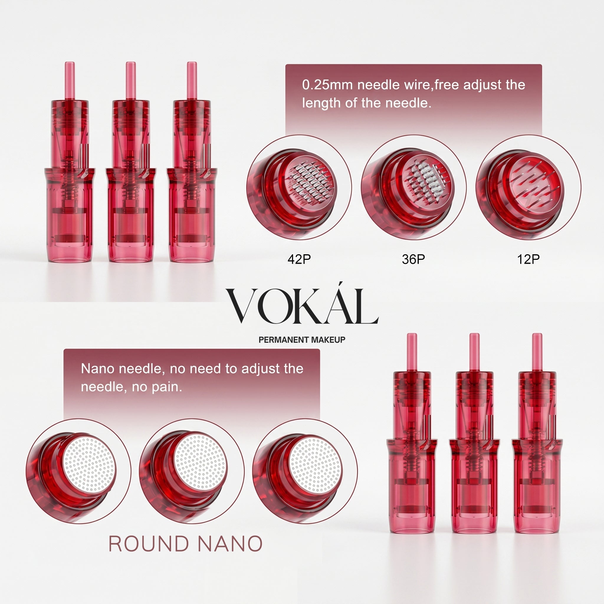 VOKAL - Cartucce Microneedling - 10pcs - Mr.PMU