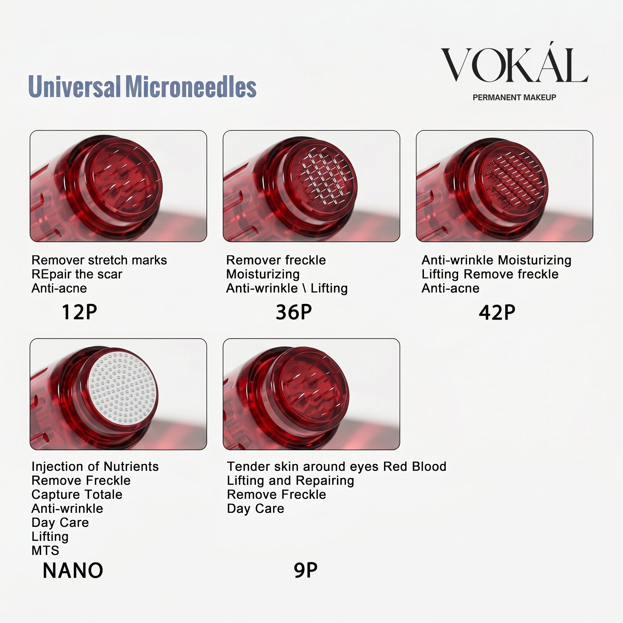 VOKAL - Cartucce Microneedling - 10pcs - Mr.PMU